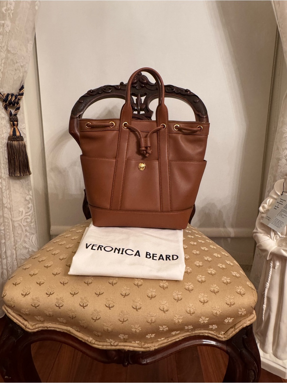 Veronica Beard Hazelwood Leather Handbag